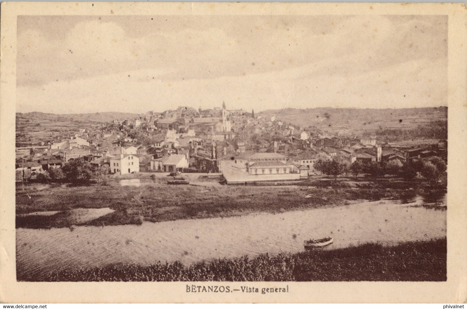 GALICIA , LA CORUÑA  , T.P. NO CIRCULADA , BETANZOS - VISTA GENERAL - La Coruña