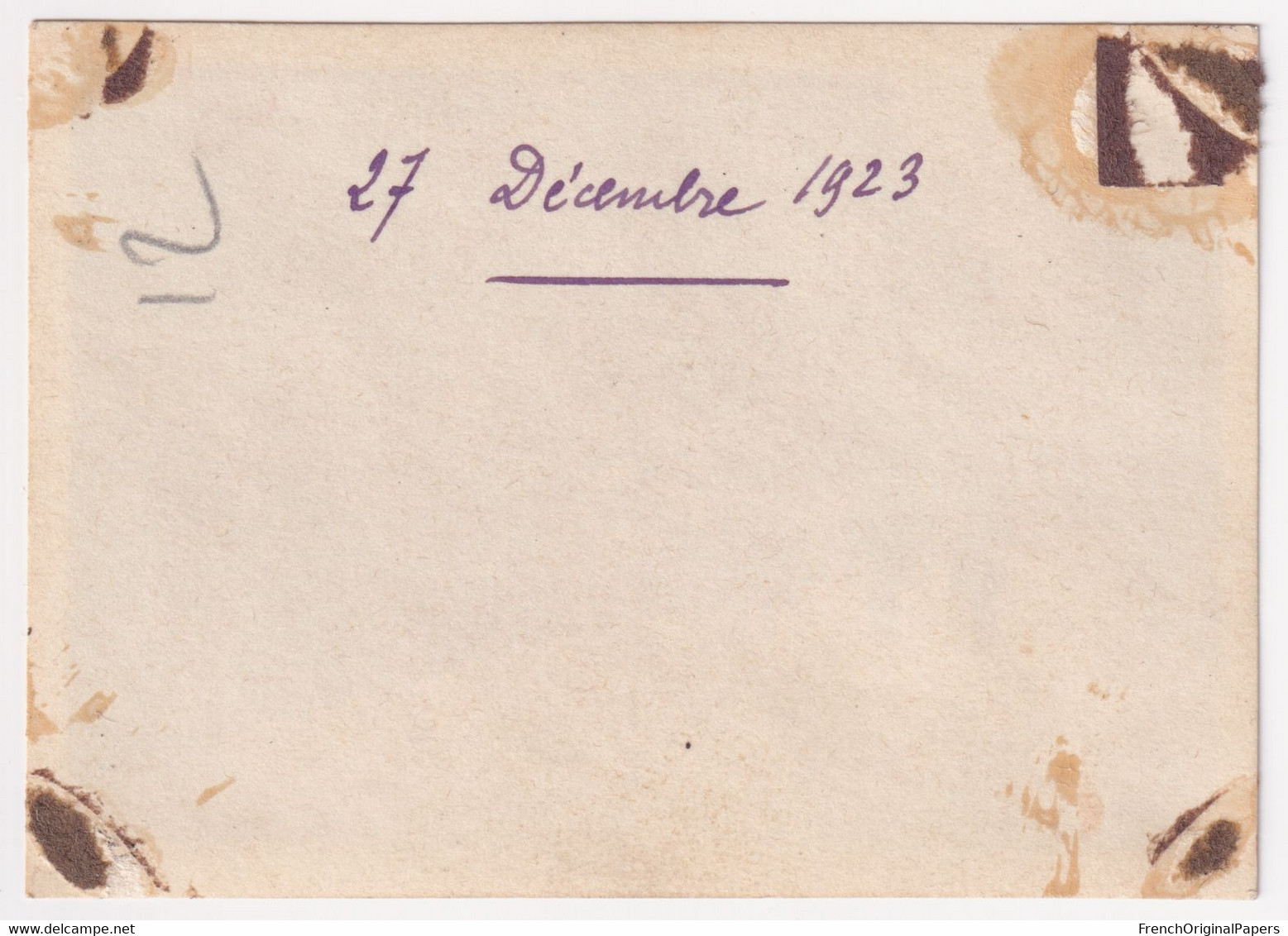La Basse Scie 54 Chasse - Rare Petite Photo 1923 8x5,5cm Massif Des Vosges Angomont Env. Cirey Val Et Chatillon A86-23 - Lugares