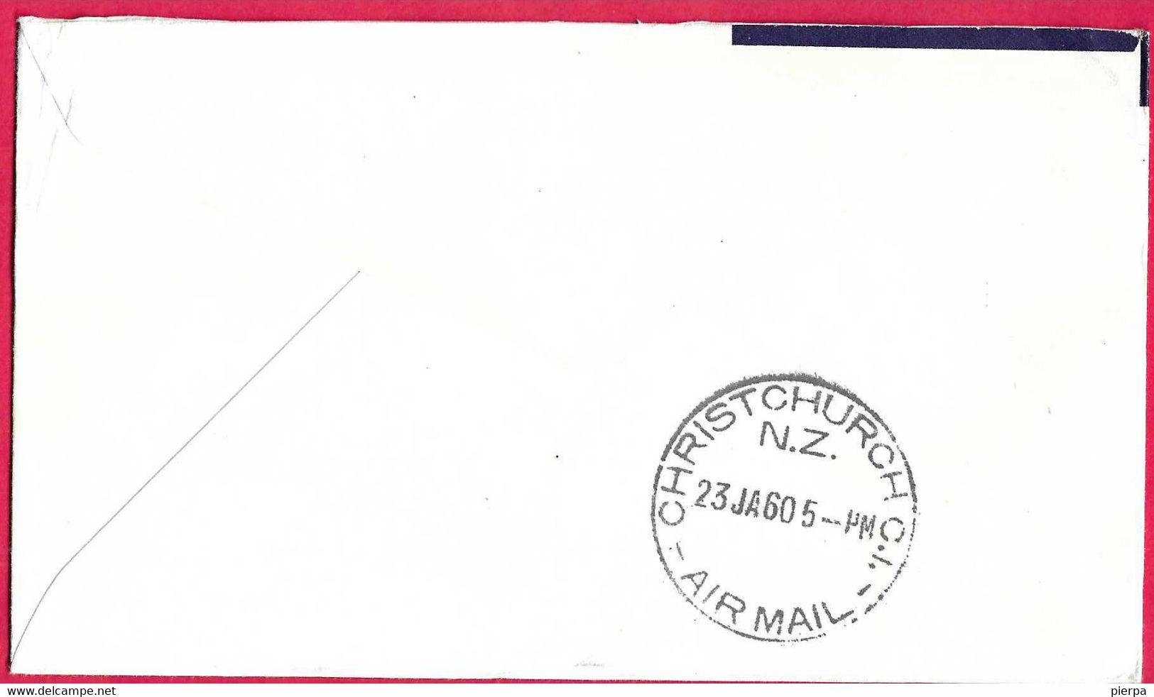 AUSTRALIA - FIRST FLIGHT TEALECTRA FROM SIDNEY TO CHRISTCHURCH  * 23.JA.60* ON OFFICIAL ENVELOPE - Primi Voli