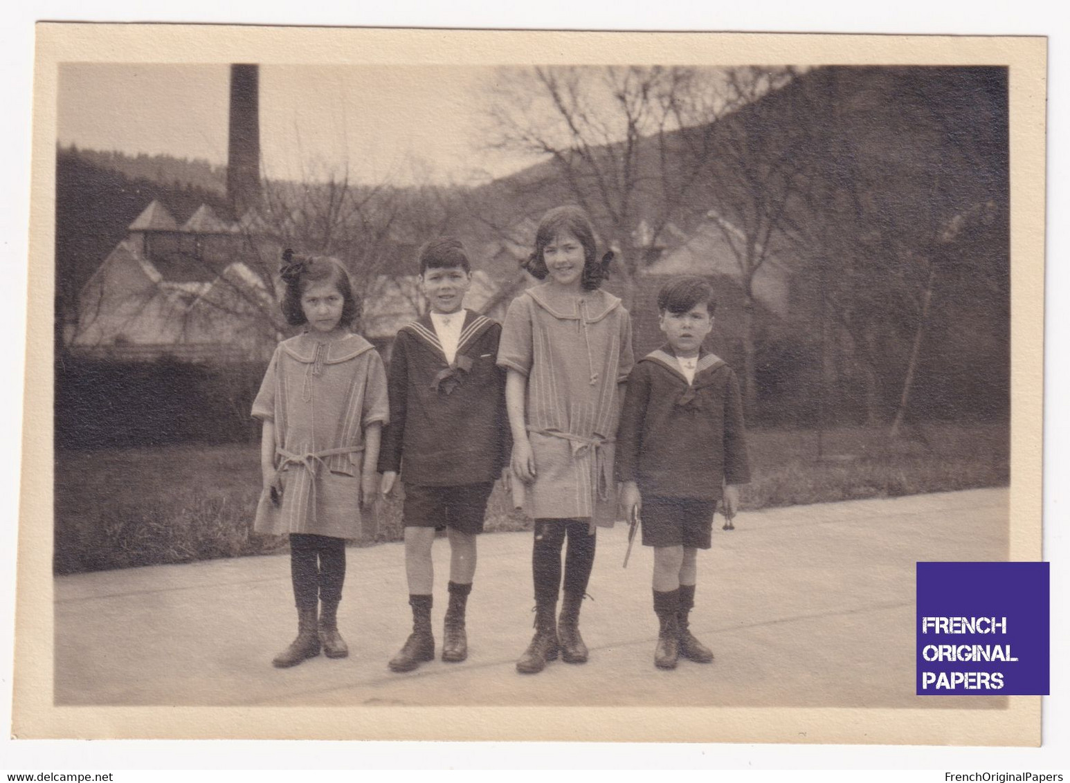 Celles Sur Plaine "Les Petits Bernards" - Rare Petite Photo 1924 8x5,5cm Massif Des Vosges / Usine A86-25 - Lugares