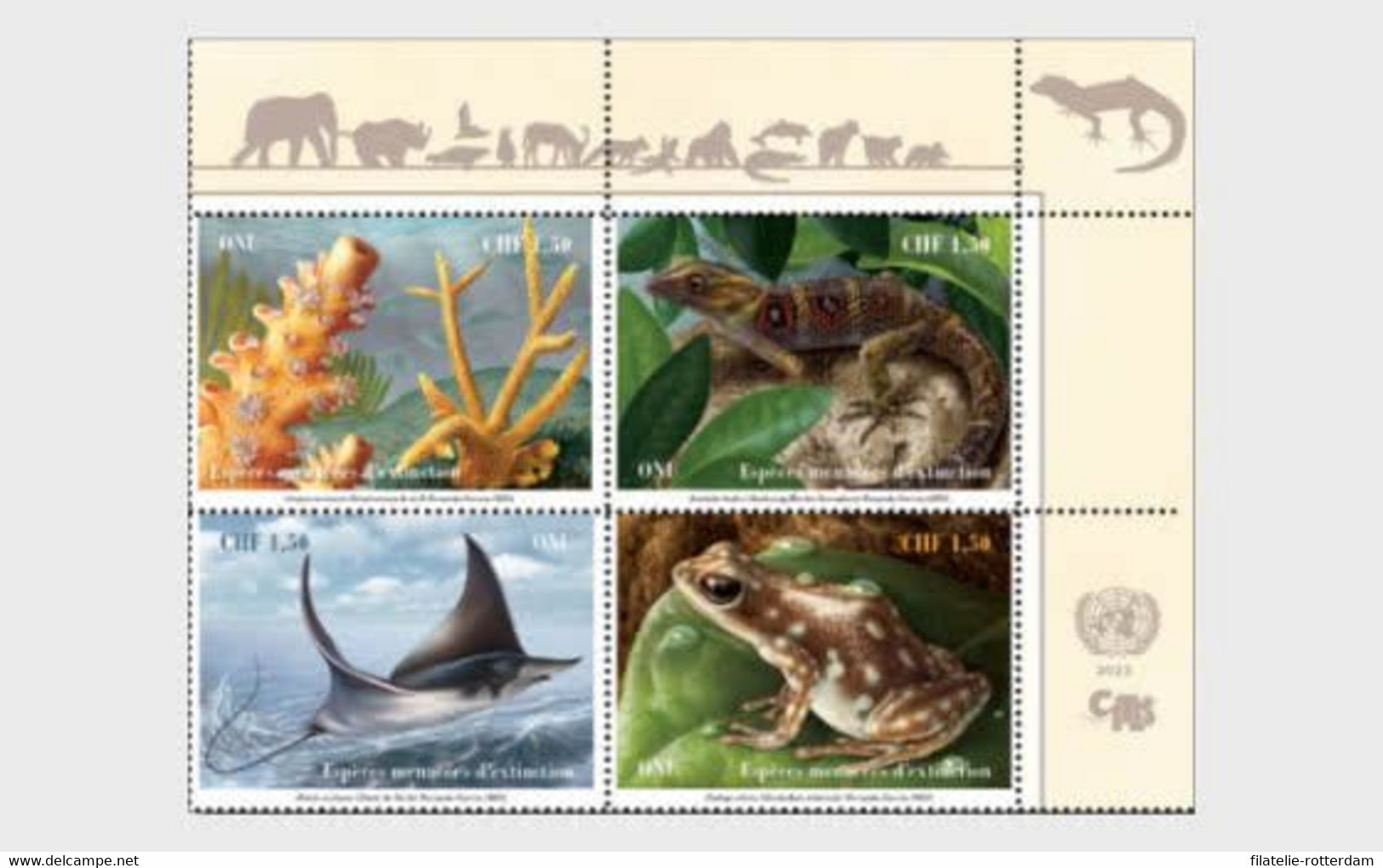 UN / VN - Postfris / MNH - Complete Set Endangered Animals 2022 - Ungebraucht