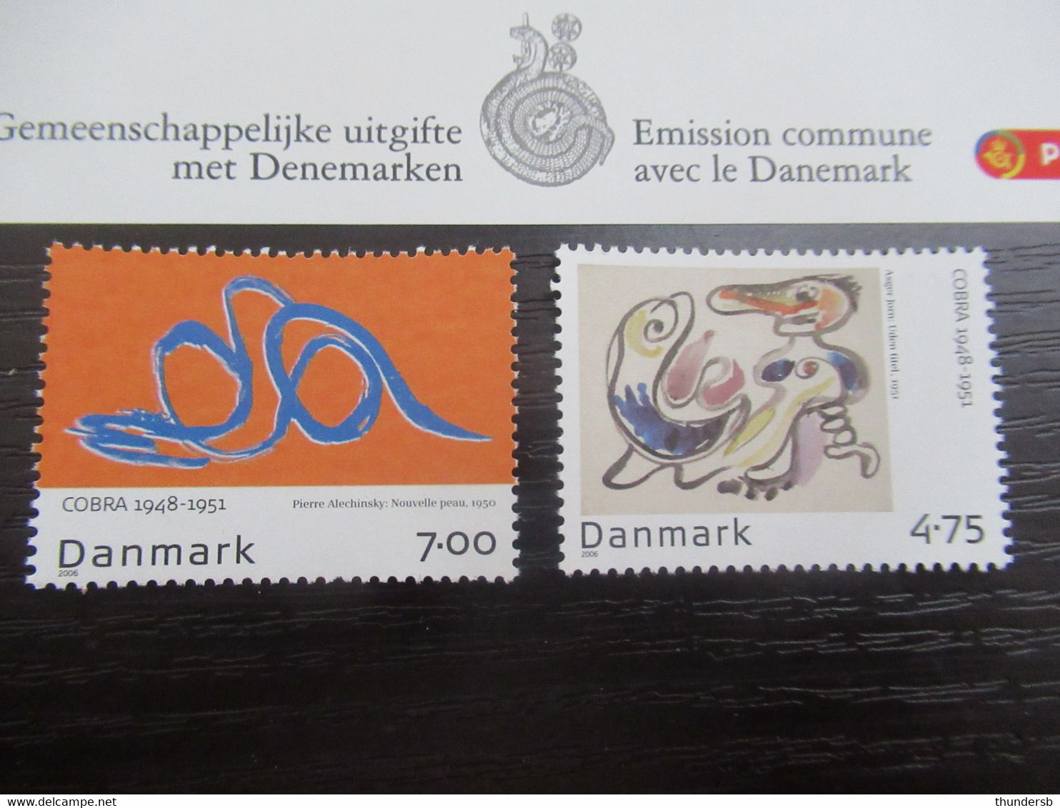 BL135 En Deense Zegels - Postfris ** - Unused Stamps