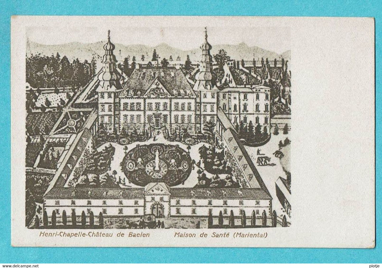 * Welkenraedt (Liège - Luik - La Wallonie) * (J.P.W. 129) Henri Chapelle Chateau De Baelen, Maison De Santé, Mariental - Welkenraedt