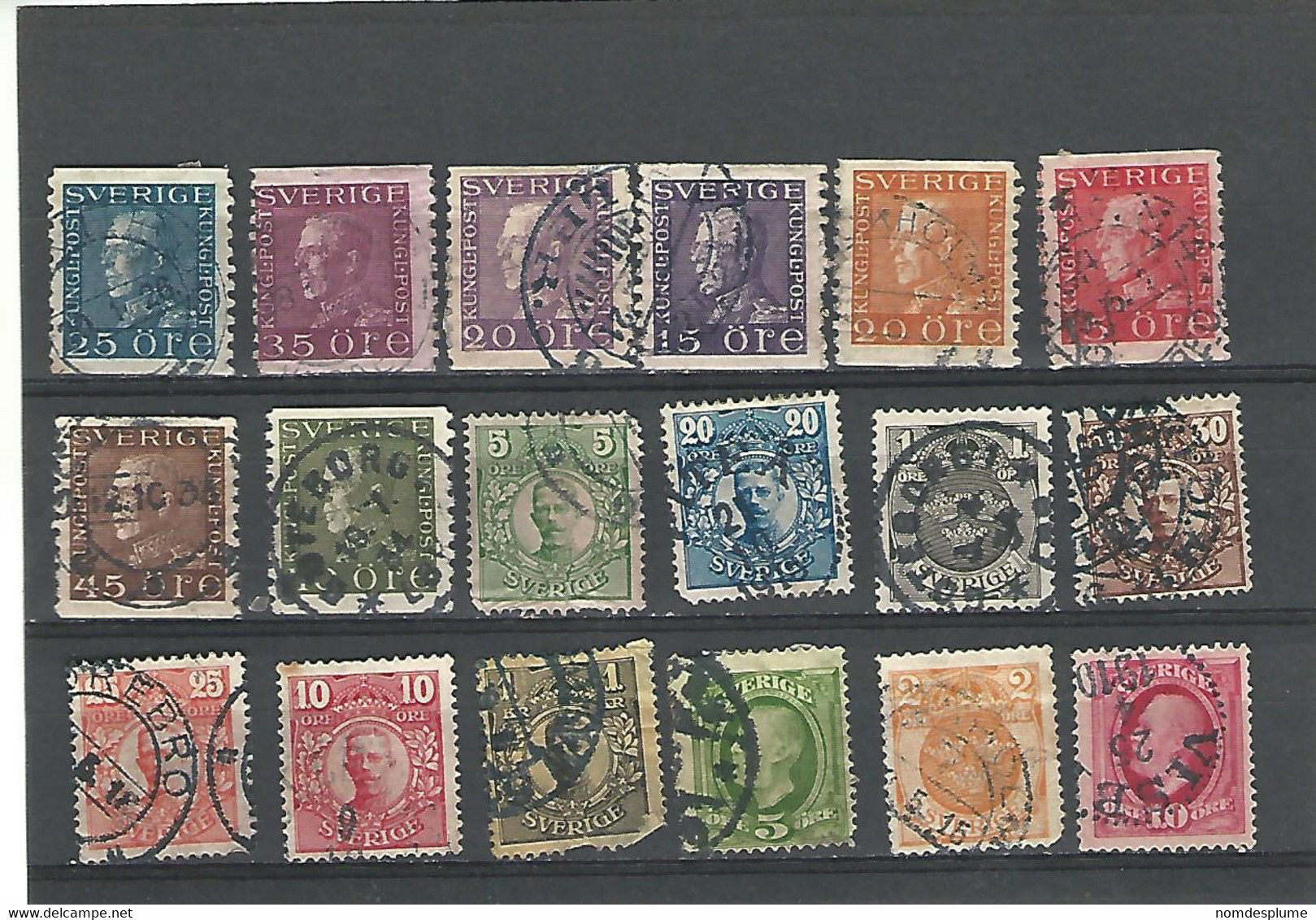 57131) Collection  Sweden Cancel Postmark - Colecciones