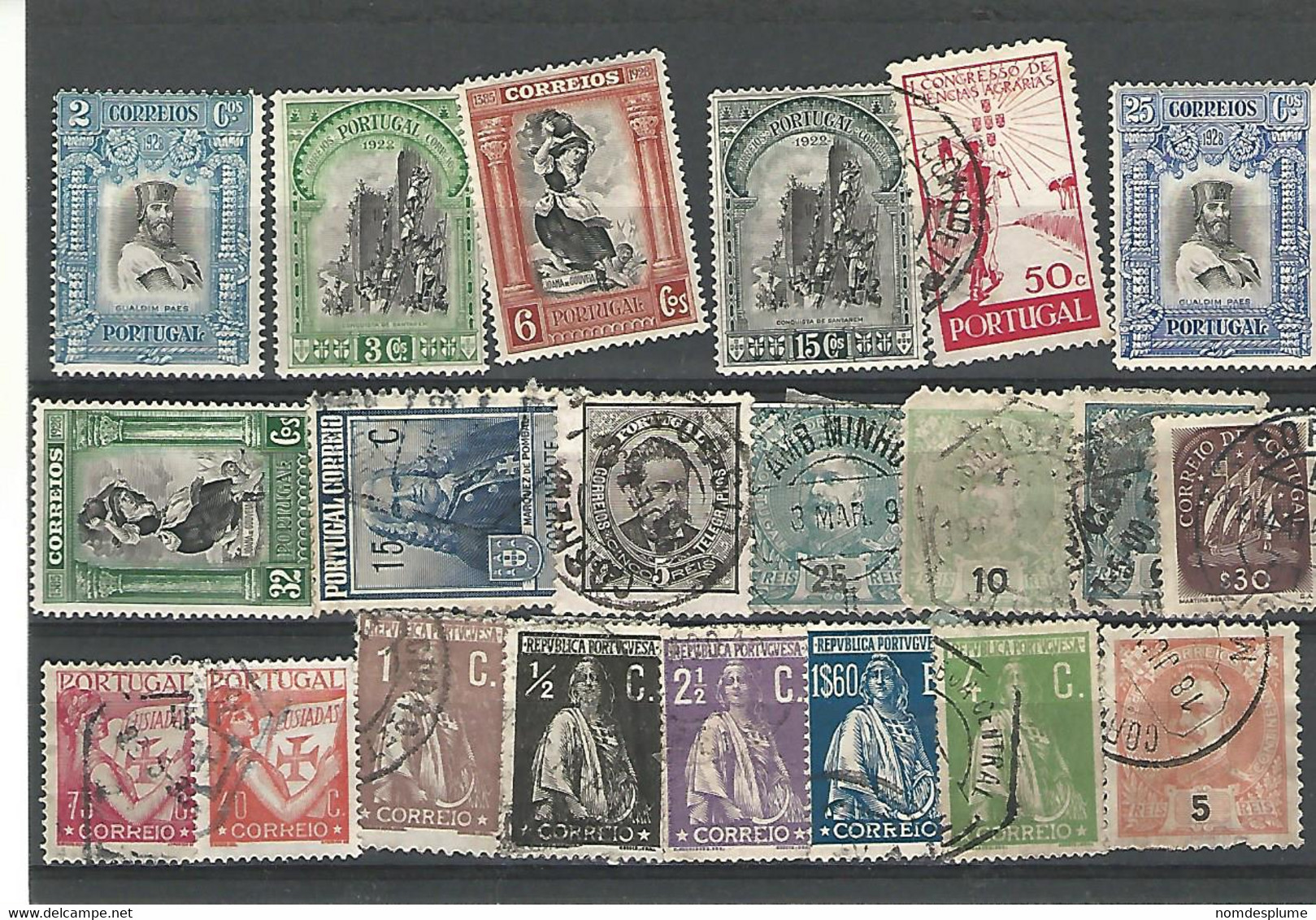 57141) Collection  Portugal Postmark Cancel - Sammlungen