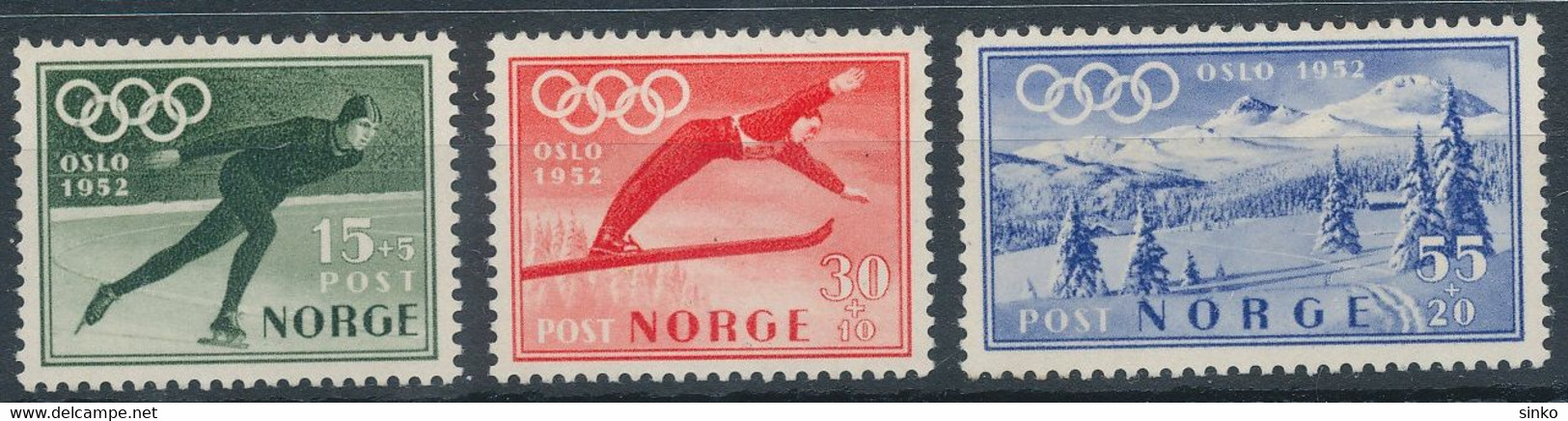 1952. Norway - Olympic Games - Invierno 1952: Oslo