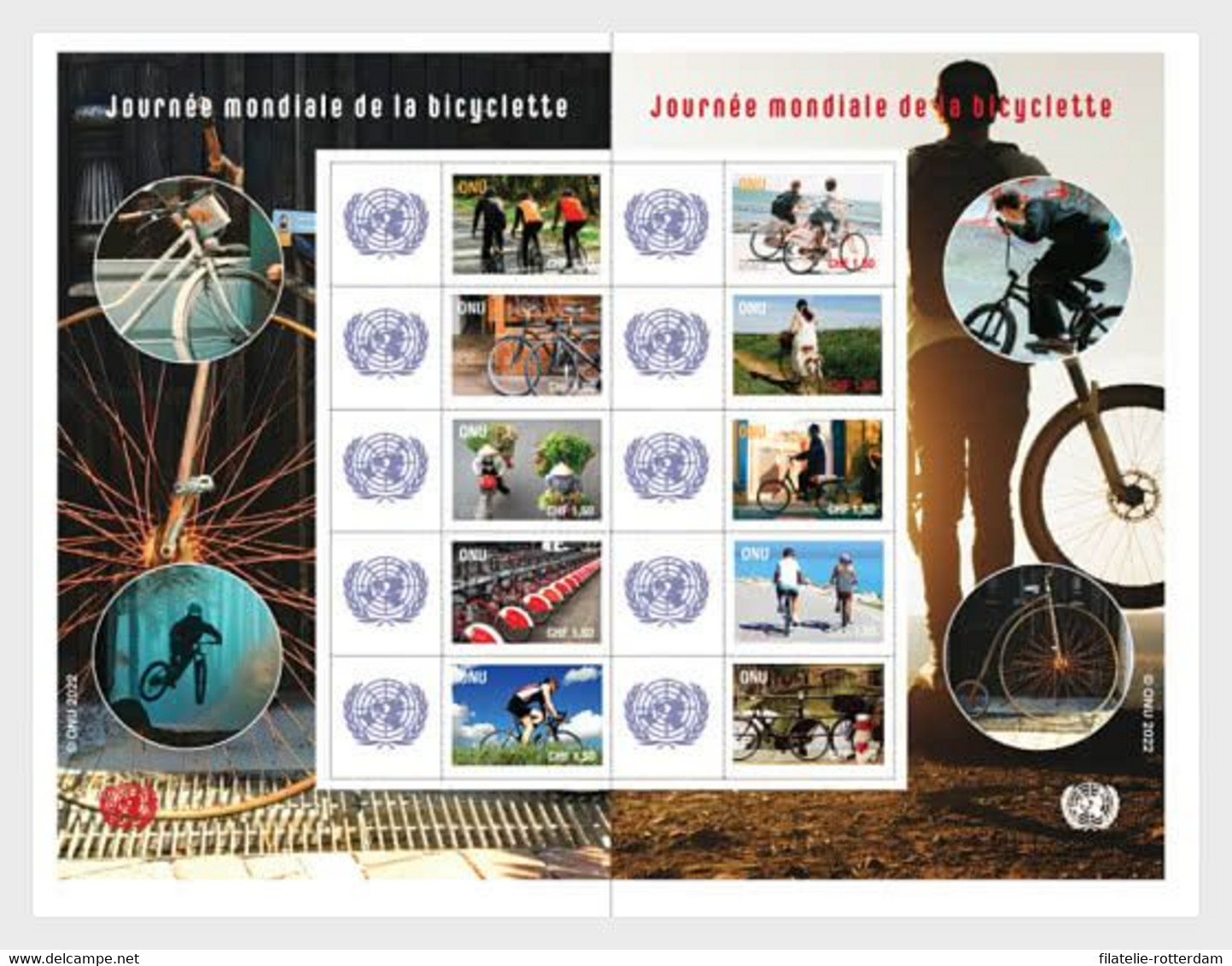 UN / VN - Postfris / MNH - Sheet World Bicycle Day 2022 - Neufs