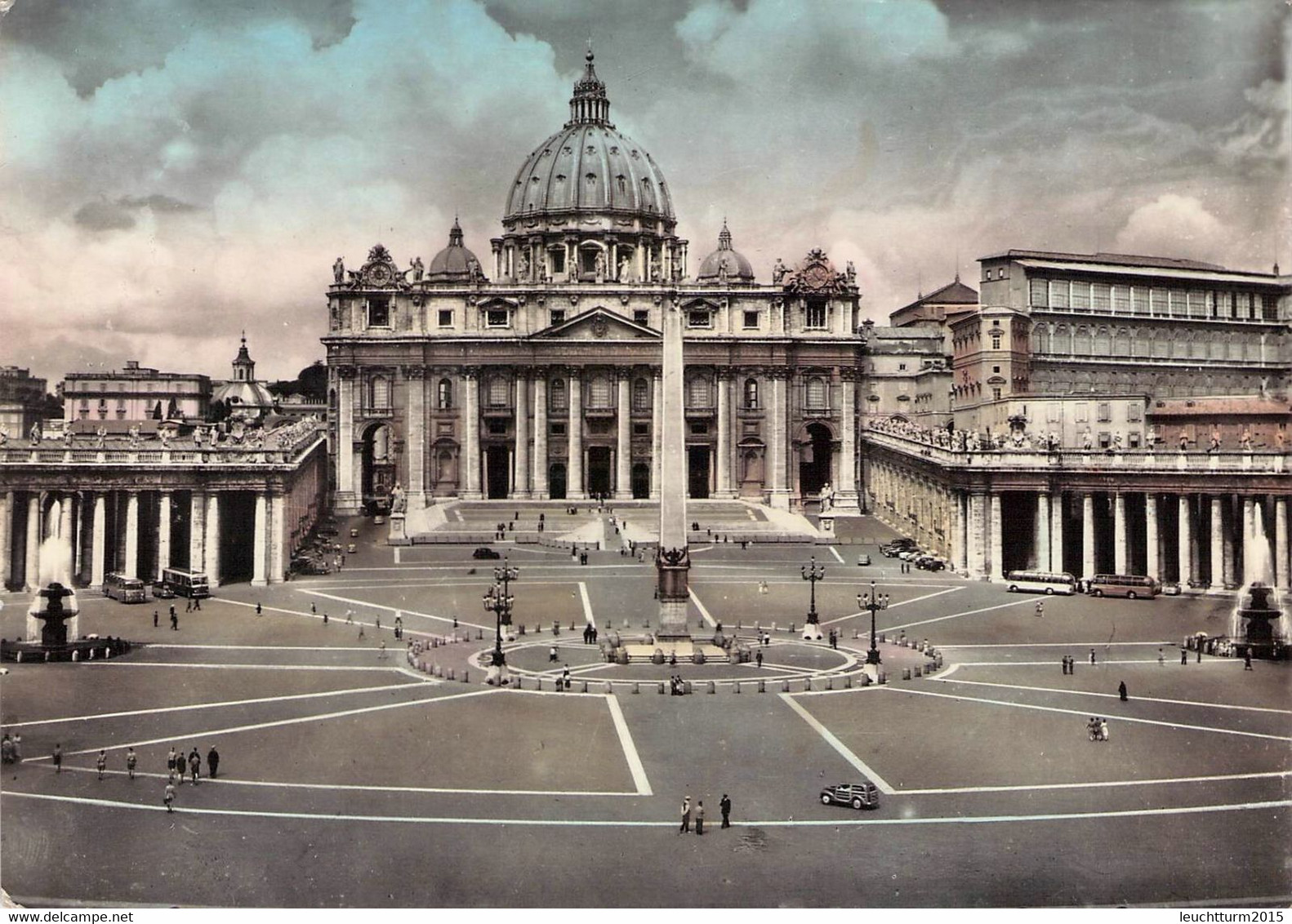 VATICAN - PICTURE POSTCARD 1955 > HALLE/GDR / ZM234 - Briefe U. Dokumente