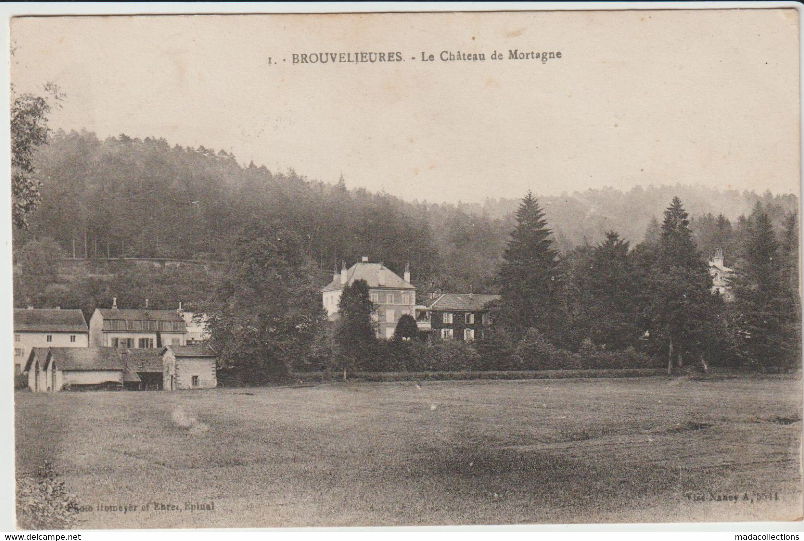 Brouvelieures (88 - Vosges)  Le Château De Mortagne - Brouvelieures