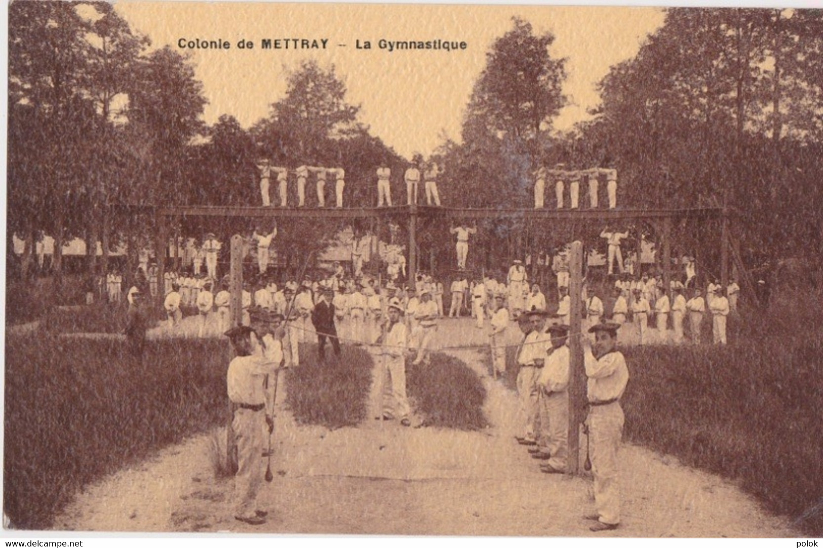 Ci - Rare Cpa Colonie De METTRAY - La Gymnastique - Mettray