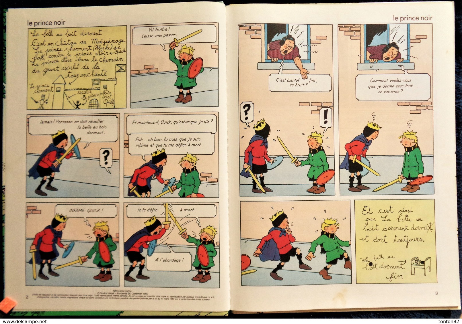 Hergé - Quick & Flupke - Haute Tension - Casterman -  ( 1987 ) . - Quick Et Flupke