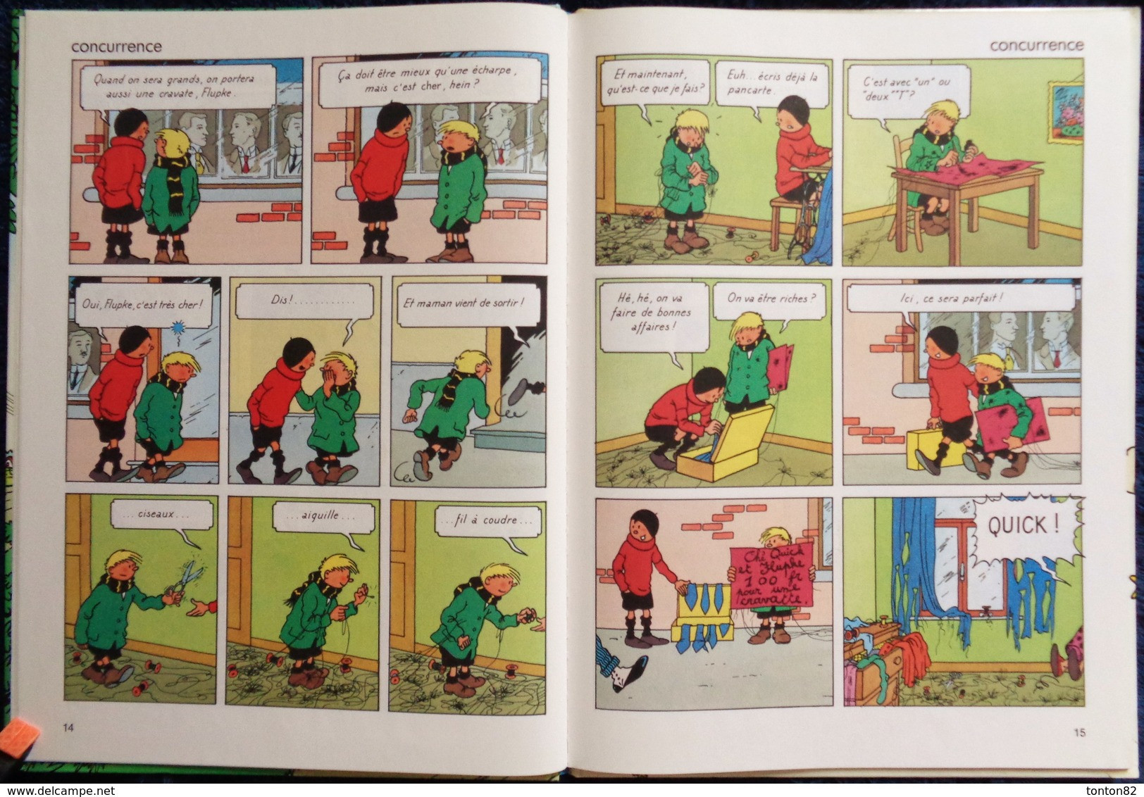 Hergé - Quick & Flupke - Haute Tension - Casterman -  ( 1987 ) . - Quick Et Flupke