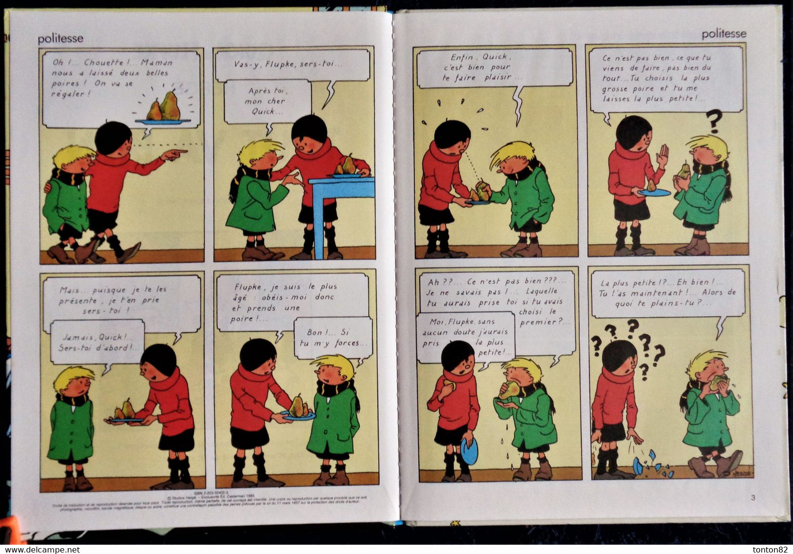 Hergé - Quick & Flupke - Tout Va Bien - Casterman -  ( 1987 ) . - Quick Et Flupke