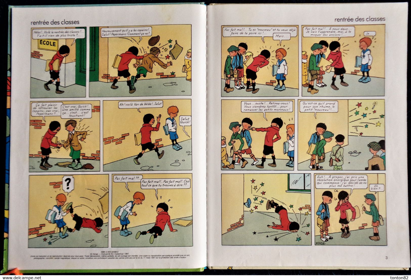 Hergé - Quick Et Flupke - Vive Le Progrès - Casterman -  ( 1987 ) . - Quick Et Flupke