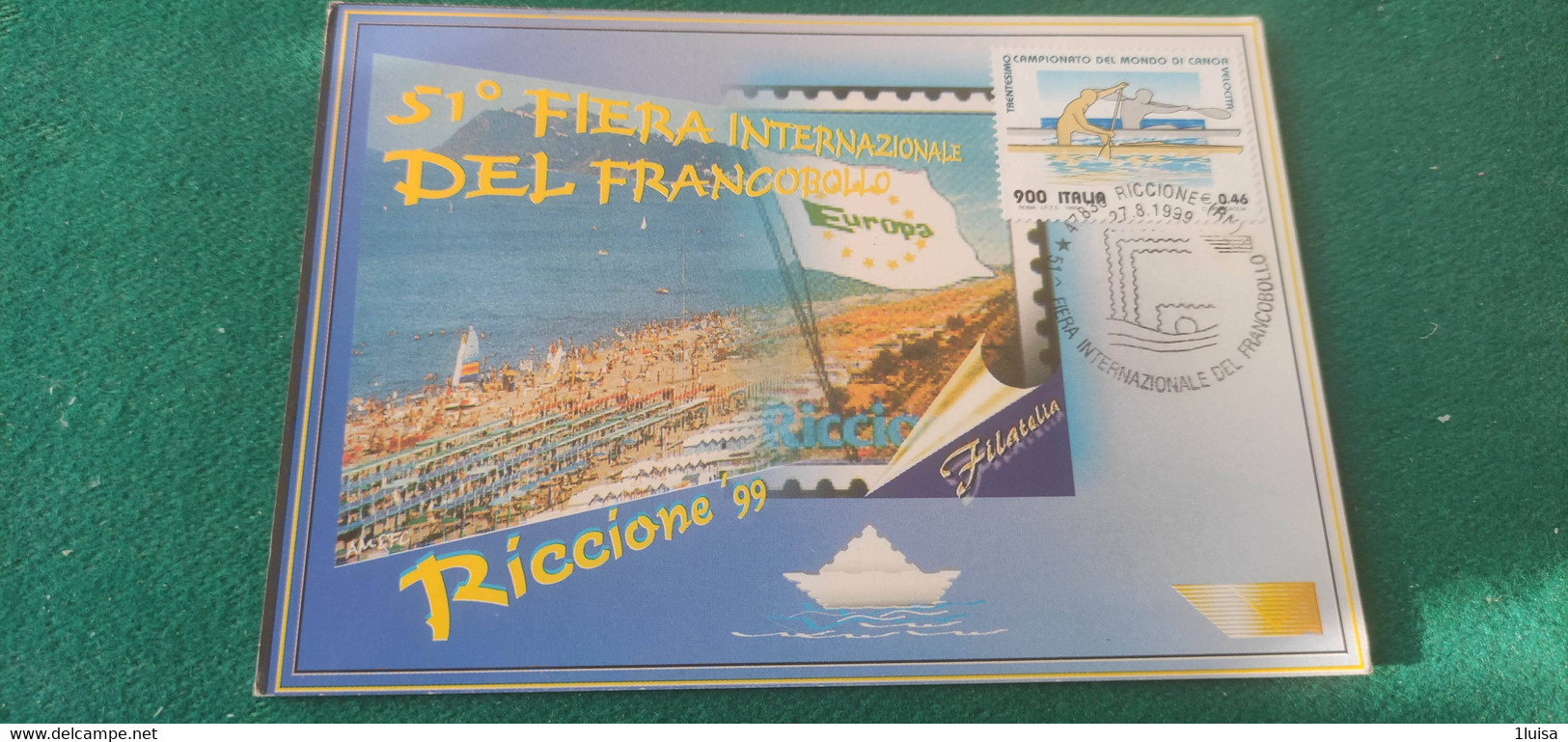 1999 51° Fiera Internazionale Del Francobollo 27/8/99 Riccione - 1991-00: Storia Postale