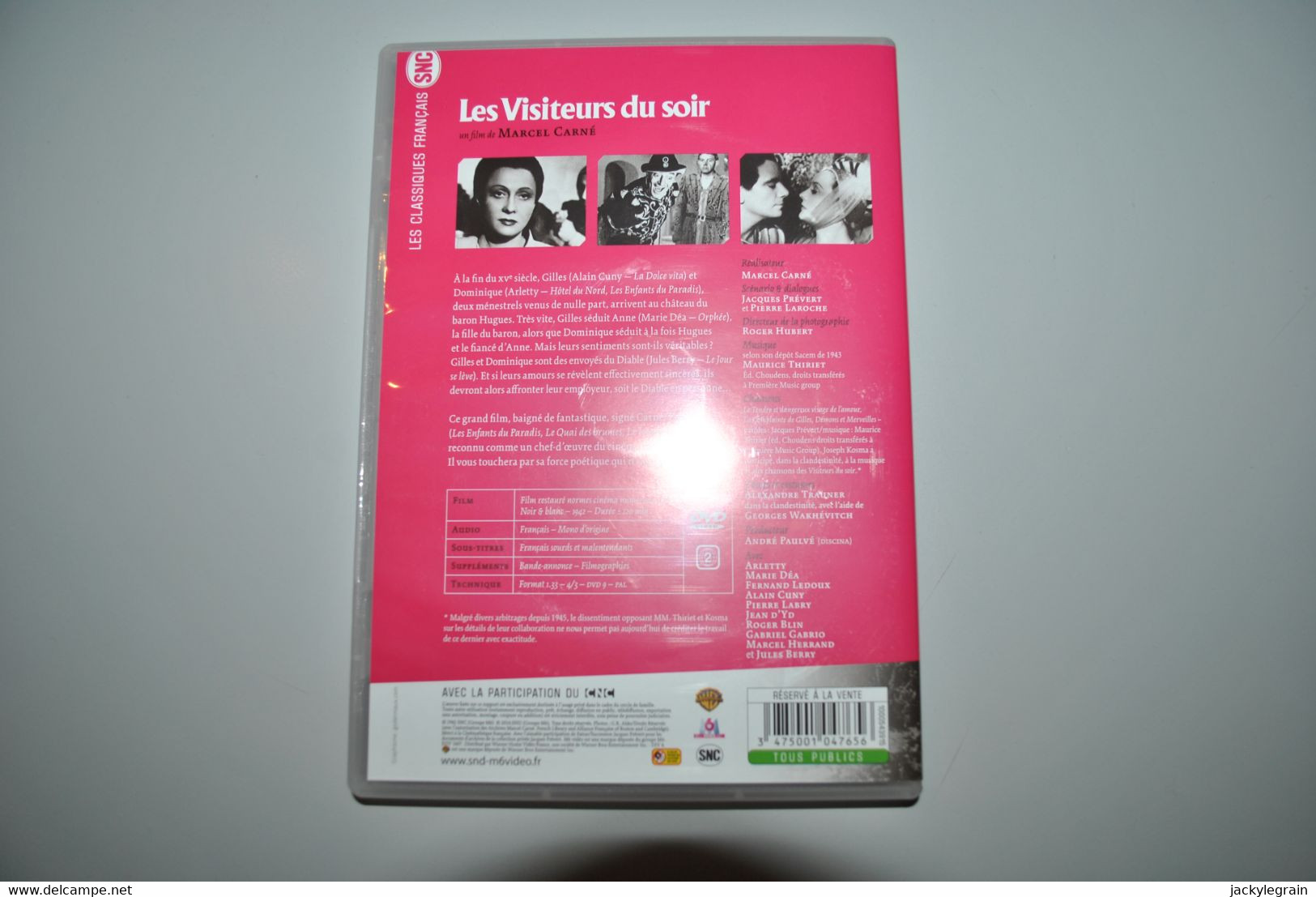 DVD Visiteurs Du Soir/Carné/Arletty Comme Neuf Vente En Belgique Uniquement Envoi Bpost Belgique 3 € - Classiques