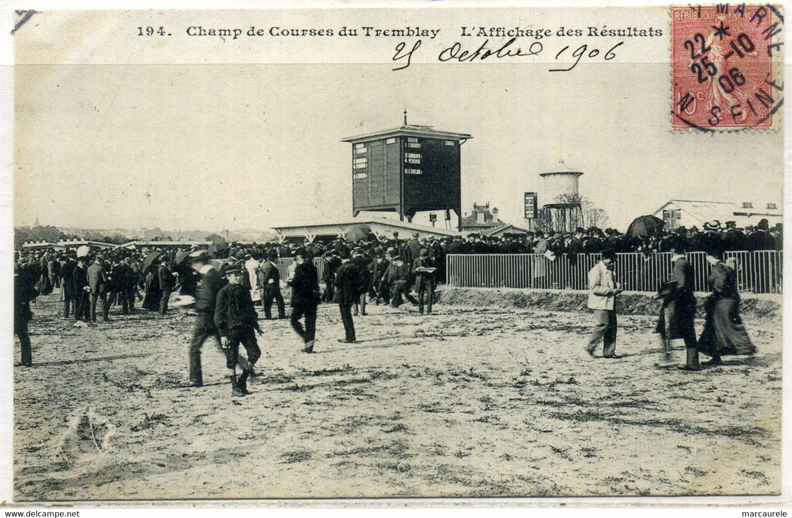 Cpa  Tremblay (93)  Le Champ De Courses,  Animée - Tremblay En France