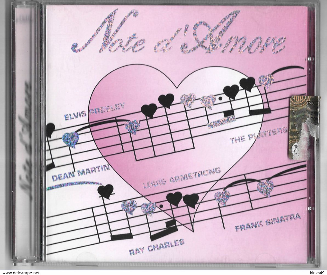 CD "Note D'Amore" Compilation Di 20 Brani - Love Songs Degli Anni '50 - Sonstige - Englische Musik