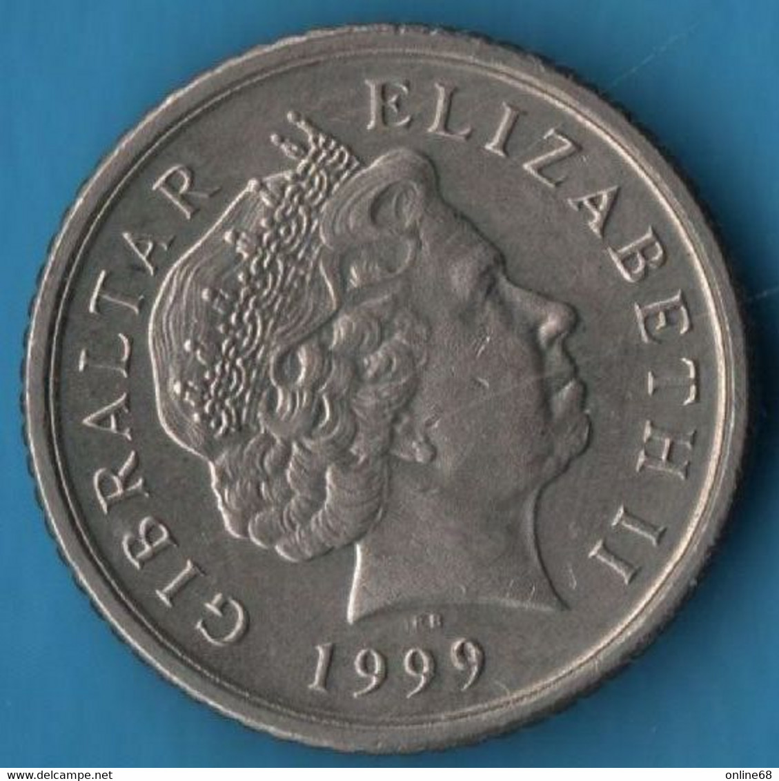 GIBRALTAR 5 PENCE 1999 KM# 775 Elizabeth II Macaque - Gibraltar