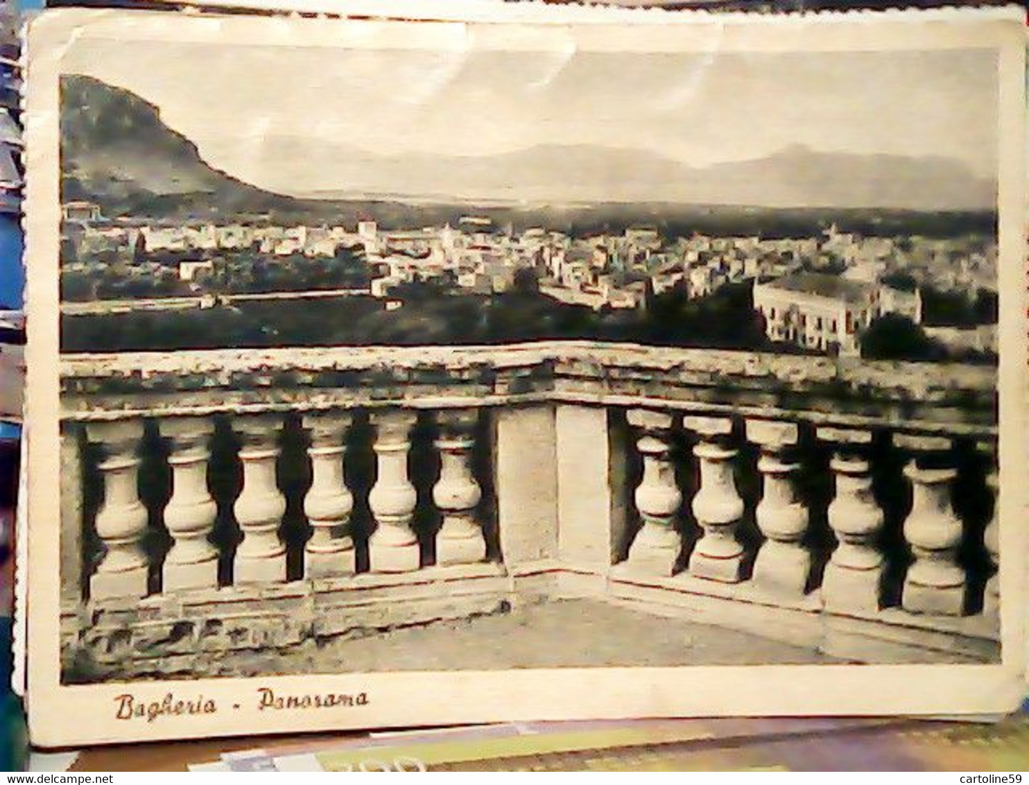 BAGHERIA-PANORAMA VISTO DALLA MONTAGNOLA   VB1954 JC6929 - Bagheria