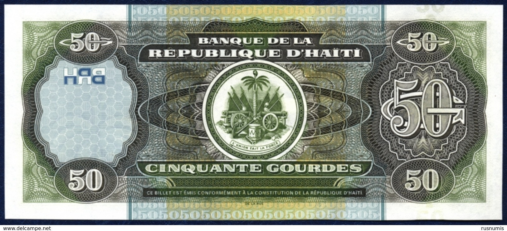 HAITI 50 GOURDES P-267b Lysius Félicité Salomon Jeune 2003 UNC - Haiti