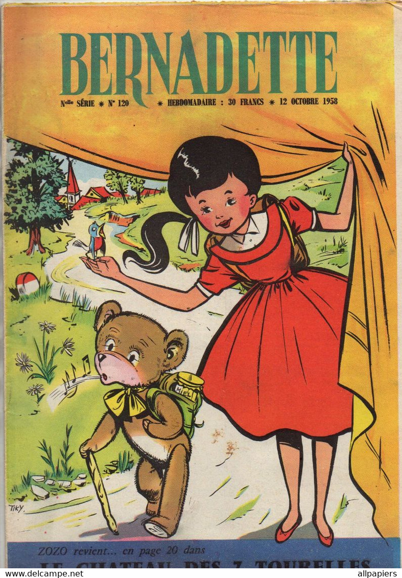 Bernadette N°120 Anatole Veut Une Grenouille - Le Tour De France Des Jeunes Africains - Le Pont De La Rivière Kwai ... - Bernadette