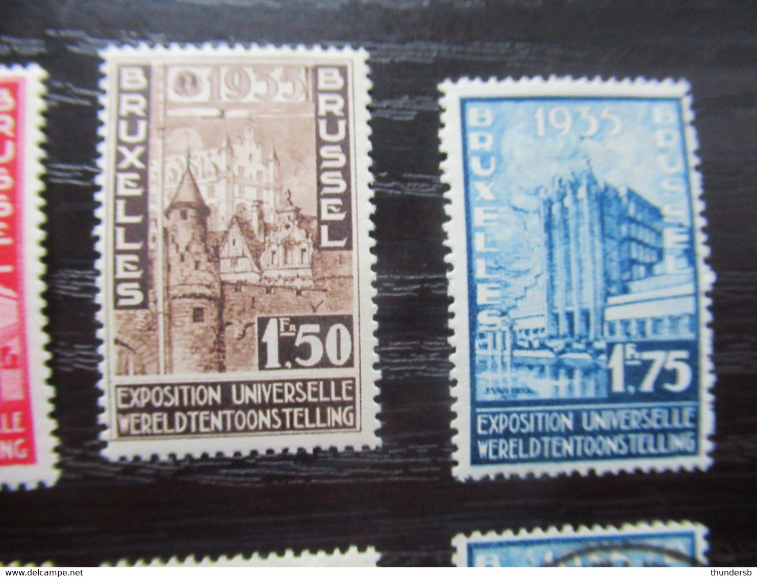 386/89 'Expo 1935' - Ongebruikt * En Gestempeld - Côte: 16,5 Euro - Unused Stamps