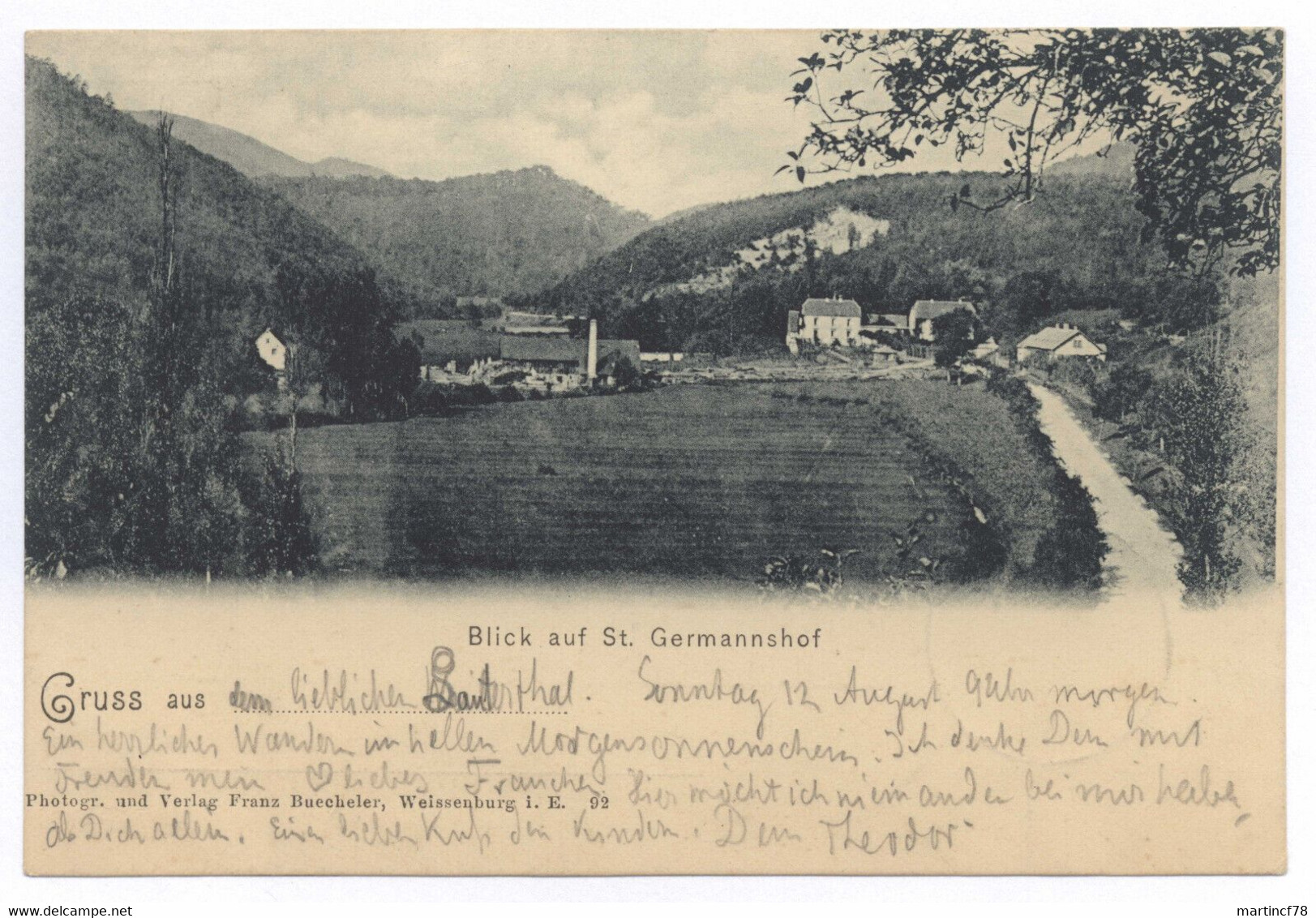 6749 Sankt Germanshof Bobenthal Dahner Felsenland Südwestpfalz Rheinland-Pfalz - Dahn