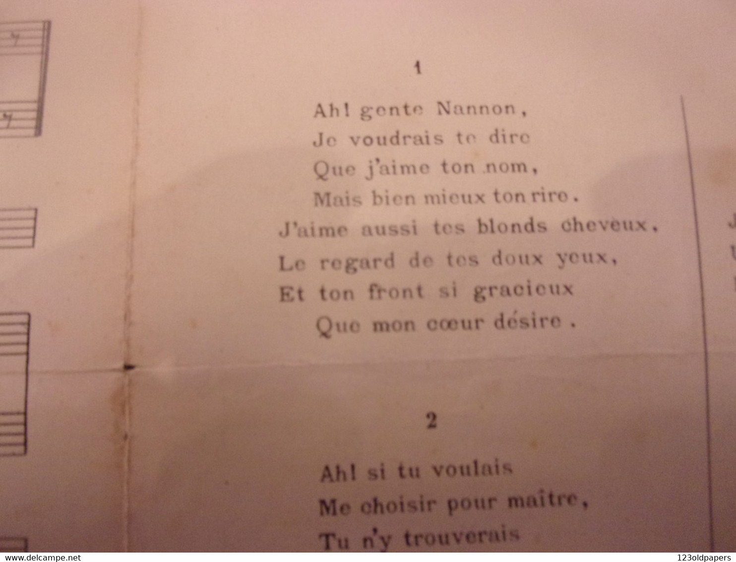 ♥️ PARTITION  BERRY  DESSIN VIELLEUX FERNAND MAILLAUD LES CHANSONS BERRICHONNES POESIES EDOUARD JOUIN AH GENTE NANNON - Centre - Val De Loire