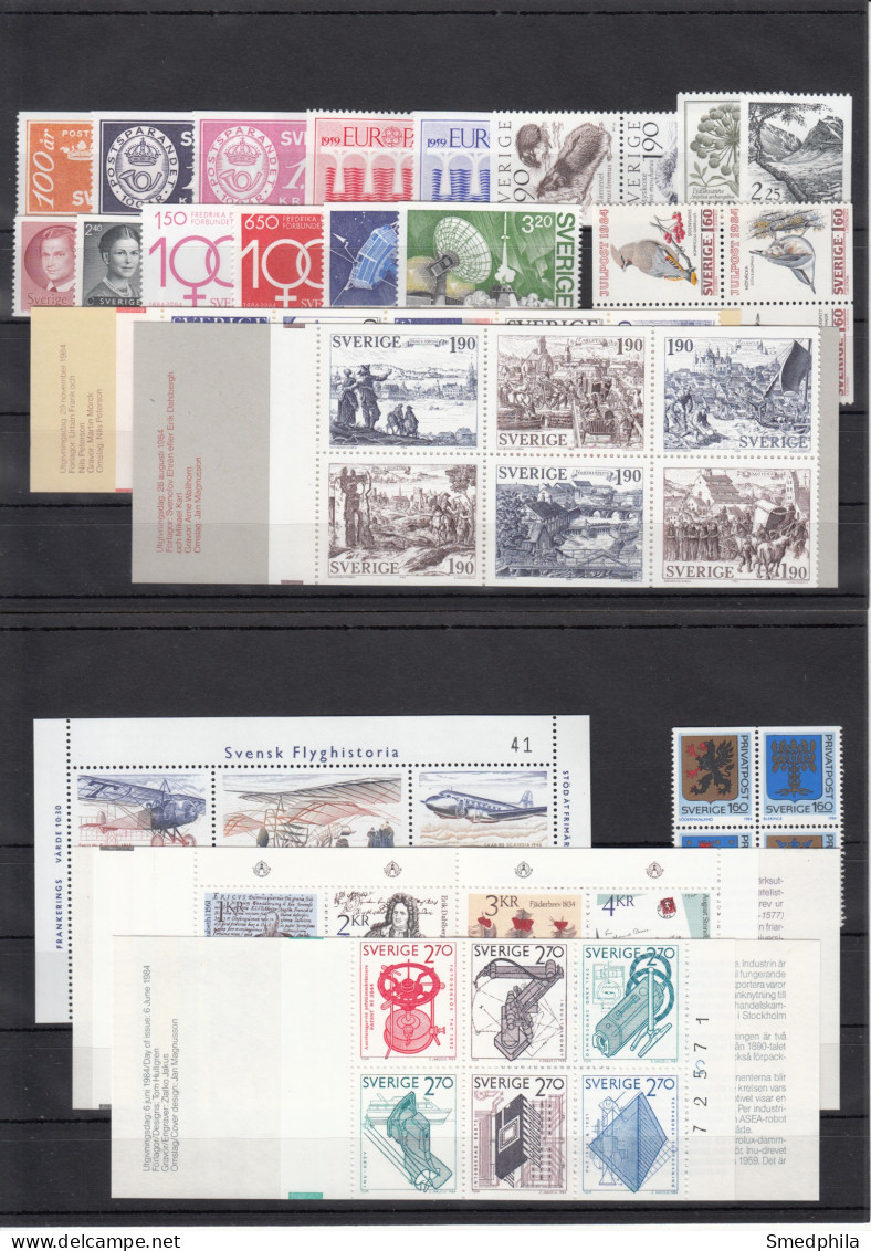 Sweden 1984 - Full Year MNH ** - Années Complètes