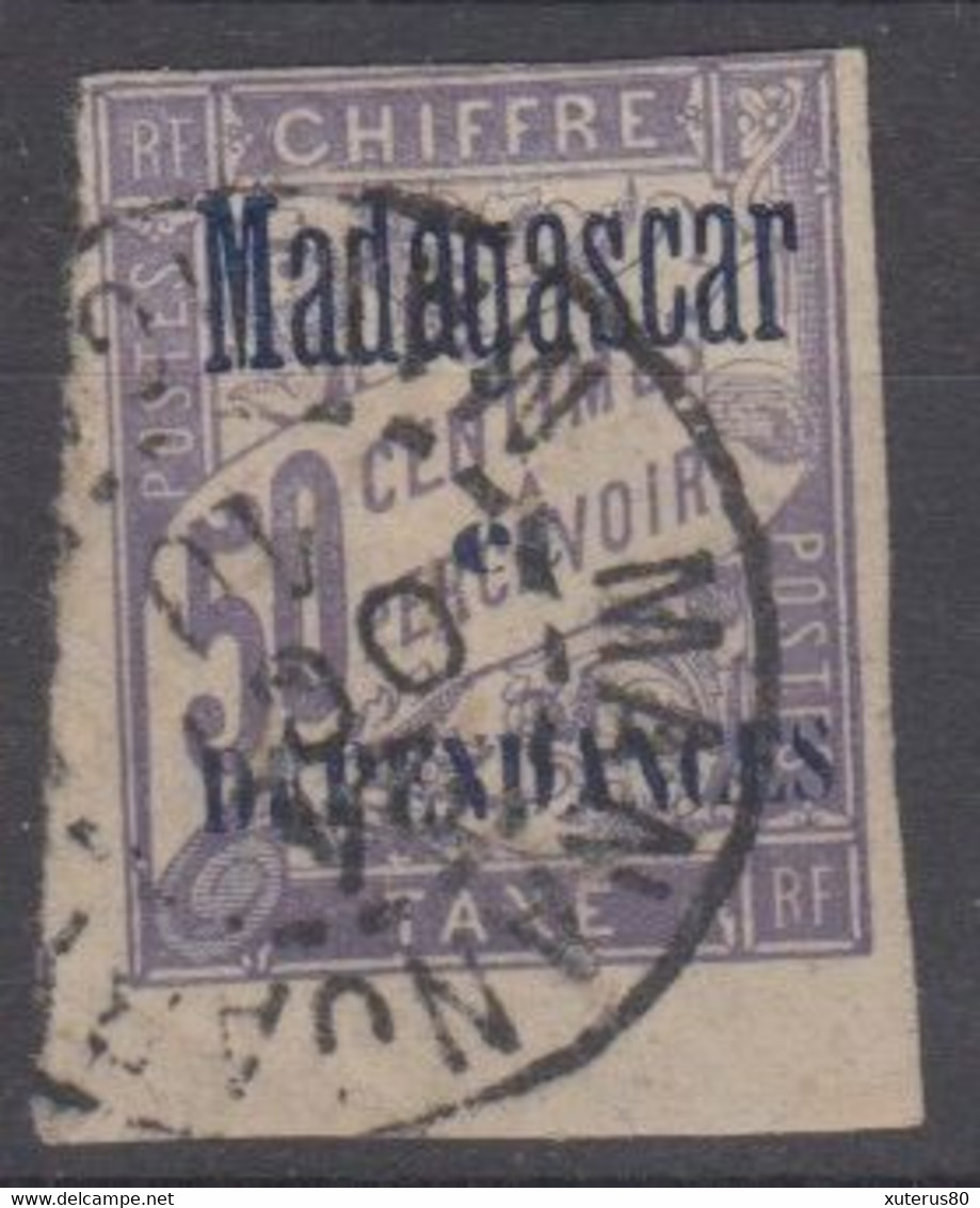 #189 MADAGASCAR TAXE N° 6 Oblitéré - Timbres-taxe