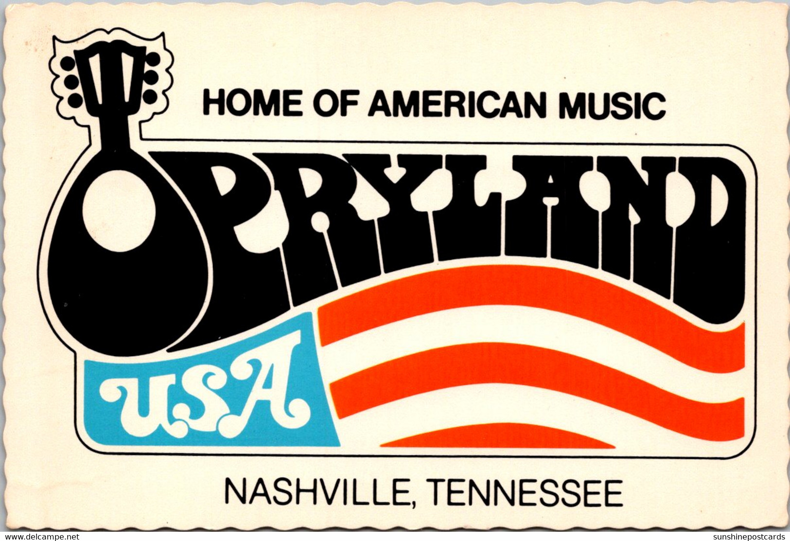 Tennessee Nashville Opryland USA Home Of American Music - Nashville