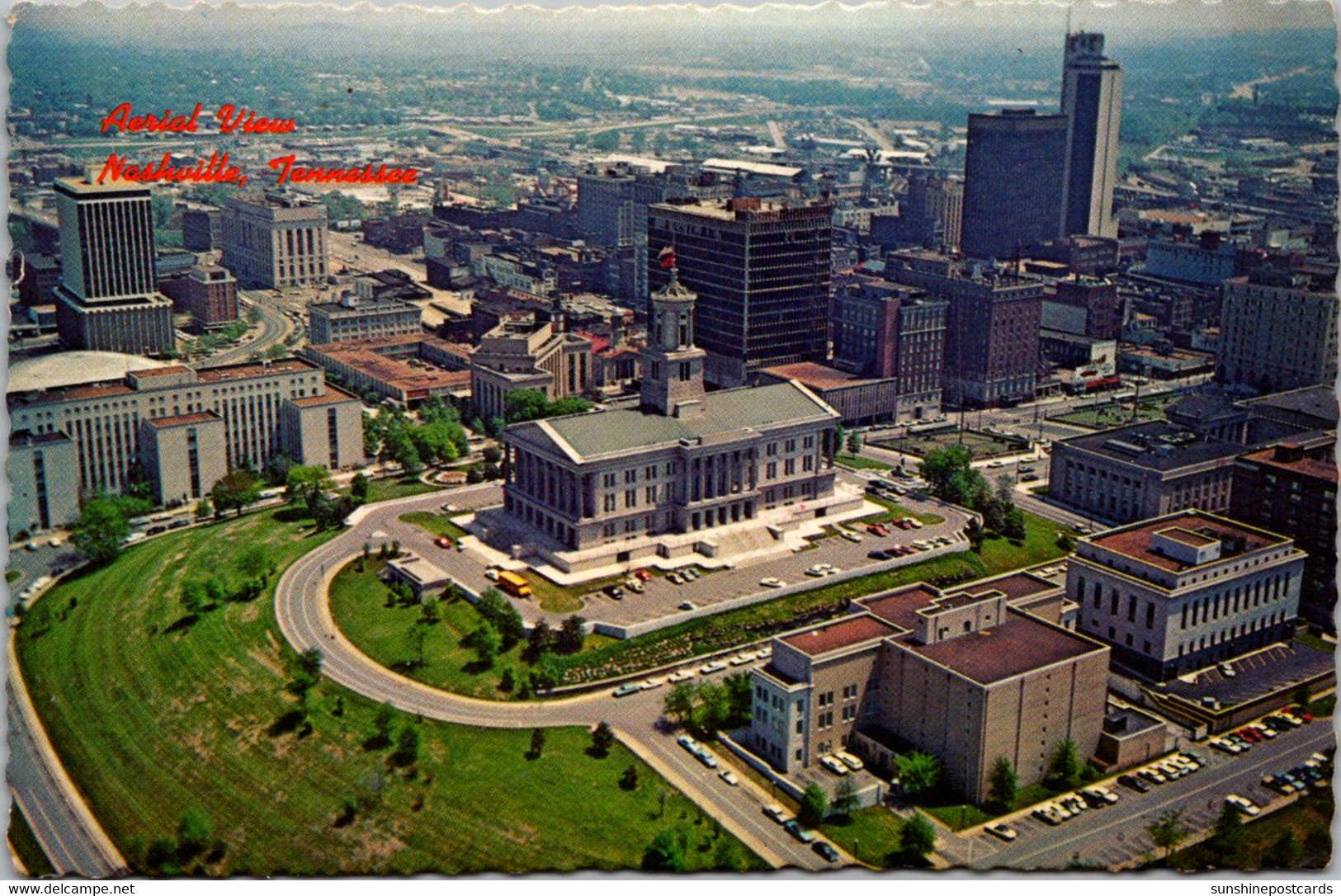 Tennessee Nashville Aerial View - Nashville