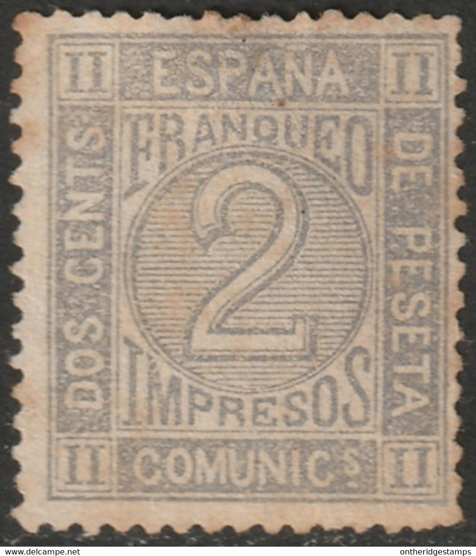 Spain 1872 Sc 176 Espana Ed 116 MNG(*) Heavy Toning Spots - Nuevos