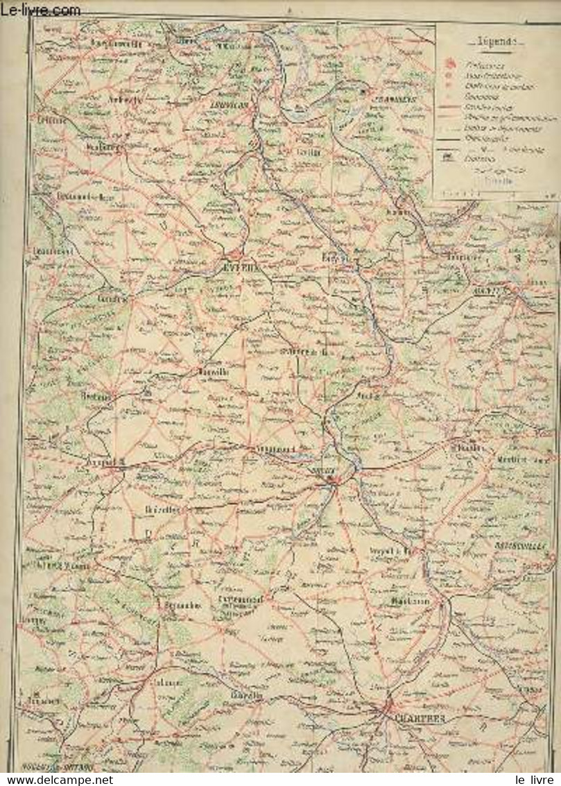 La Vallée De L'Eure - Extrait De La Revue Illustrée : Le Tour De France Juillet 1906 - Chemins De Fer De L'ouest. - Coll - Midi-Pyrénées