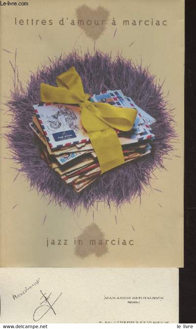 Lettres D'amour à Marciac - Jazz In Marciac - Collectif - 1997 - Midi-Pyrénées