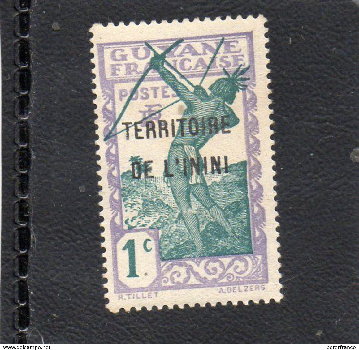 1932 Inini - Indigeno Con Arco - Used Stamps