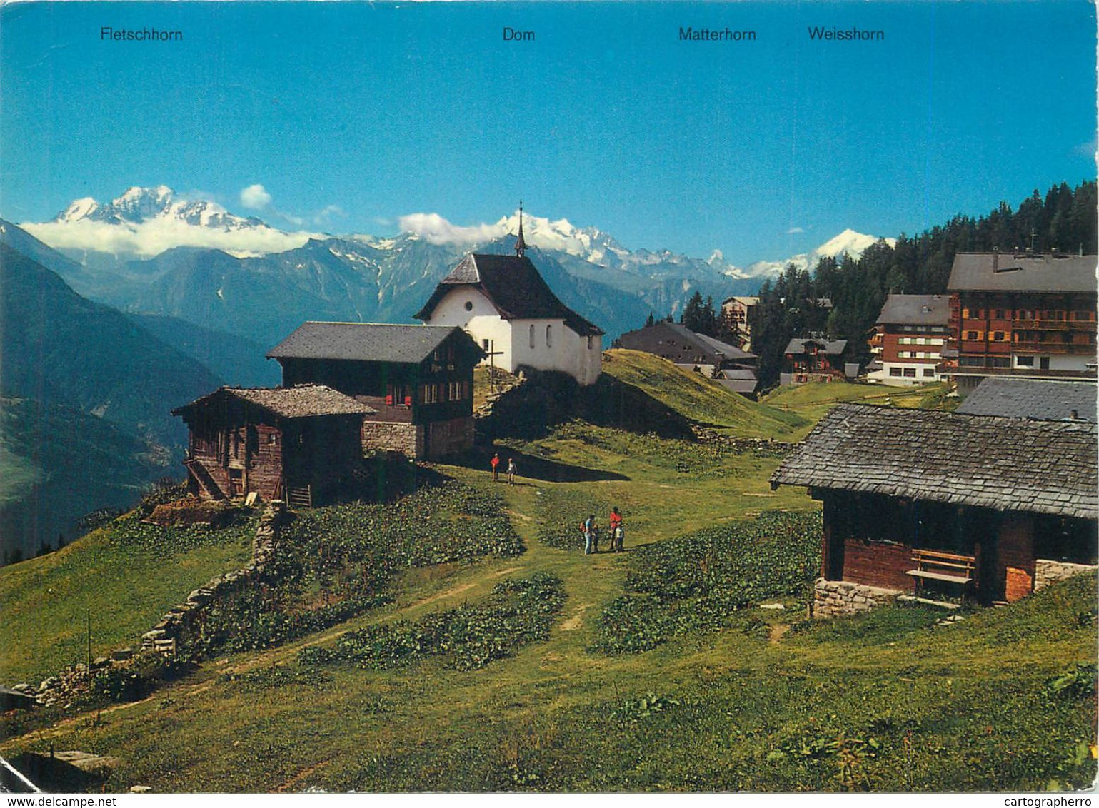 Postcard Switzerland Bettmeralp Wallis 1977 - Bettmeralp