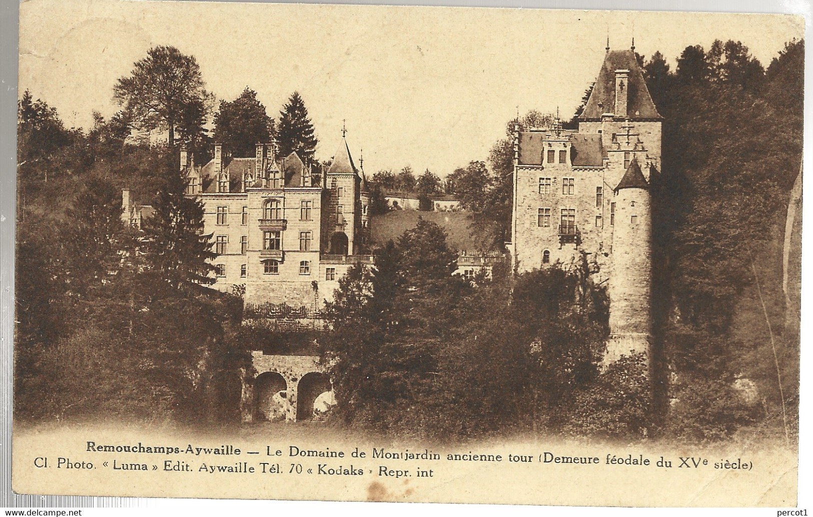 JM06.01 / CPA / REMOUCHAMPS  /  LE DOMAINE DE MONTJARDIN - Aywaille