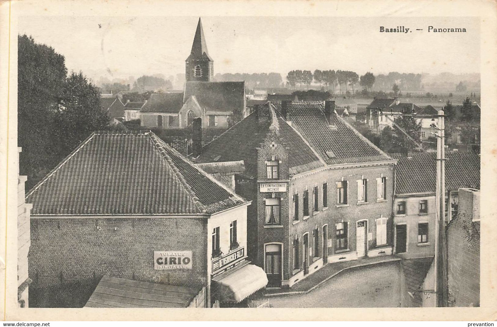 BASSILLY - Panorama - Carte Circulé En 1941 - Silly