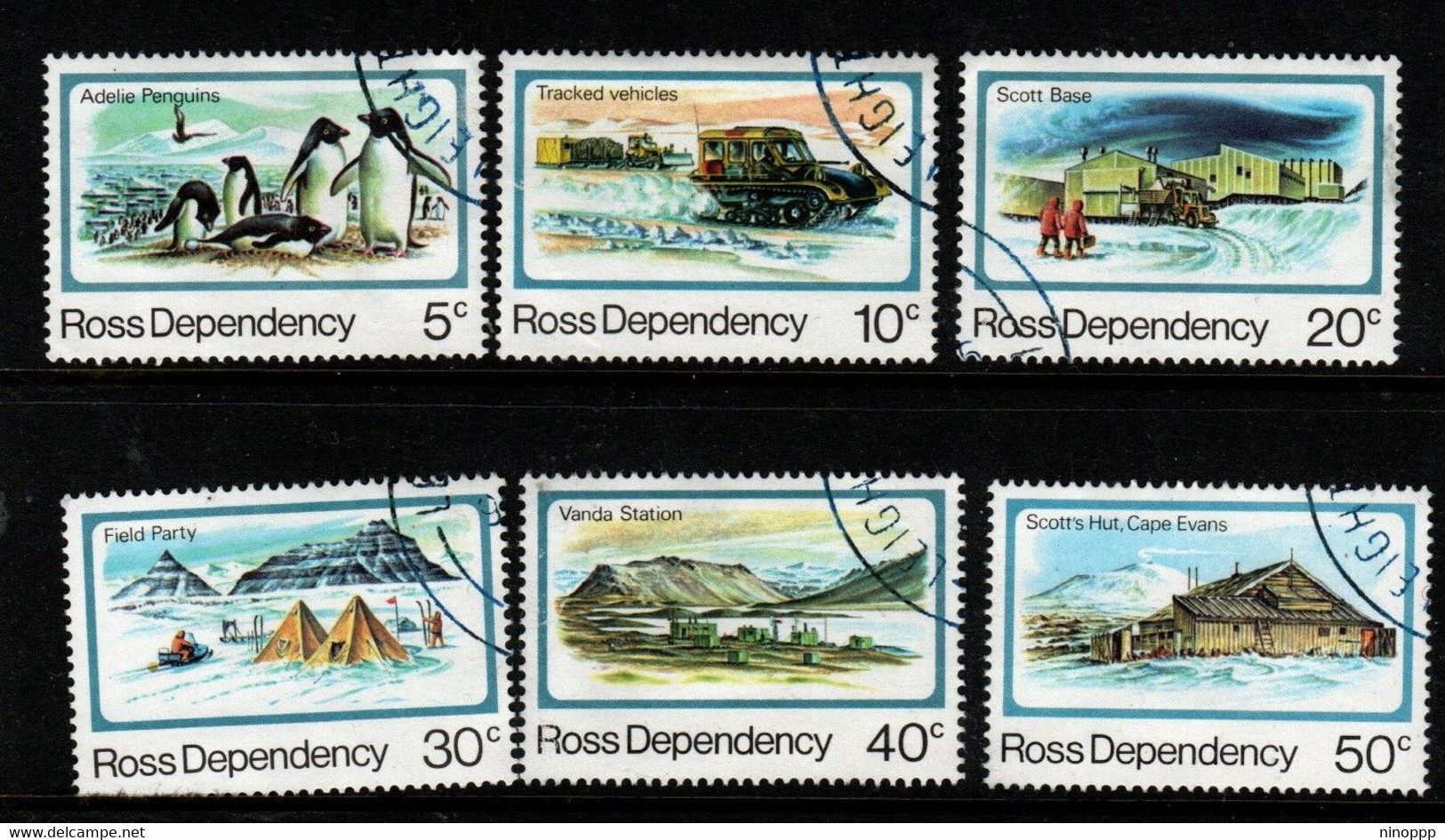 Ross Dependency SG 15-20 1982 Definitives,used - Gebraucht