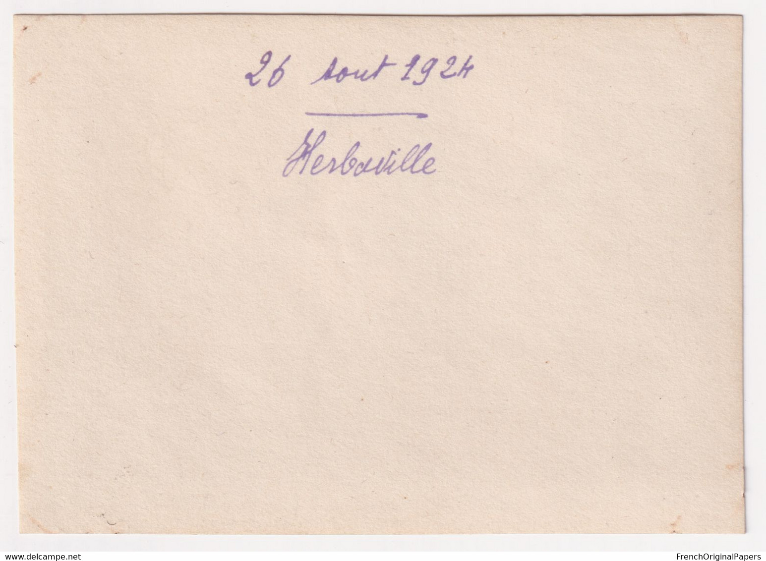 Chalet D' Herbaville D'Angomont Rare Petite Photo 1924 8x5,5cm Massif Des Vosges Château Env. Celles Sur Plaine A86-27 - Lugares