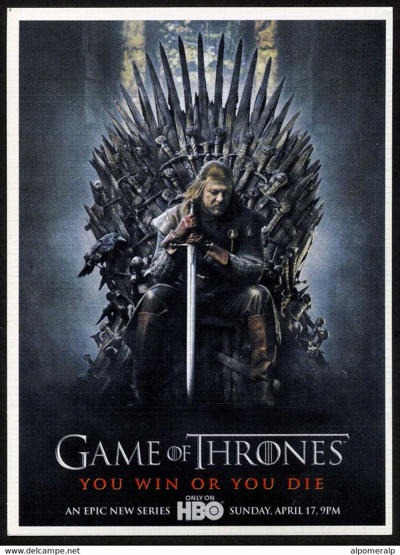 Games Of Thrones, HBO TV Series, Film, Postcard - Séries TV