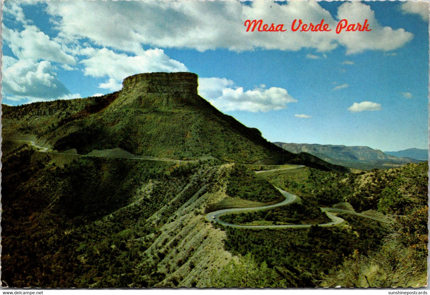 Colorado Mesa Verde National Park Entrance - Mesa Verde