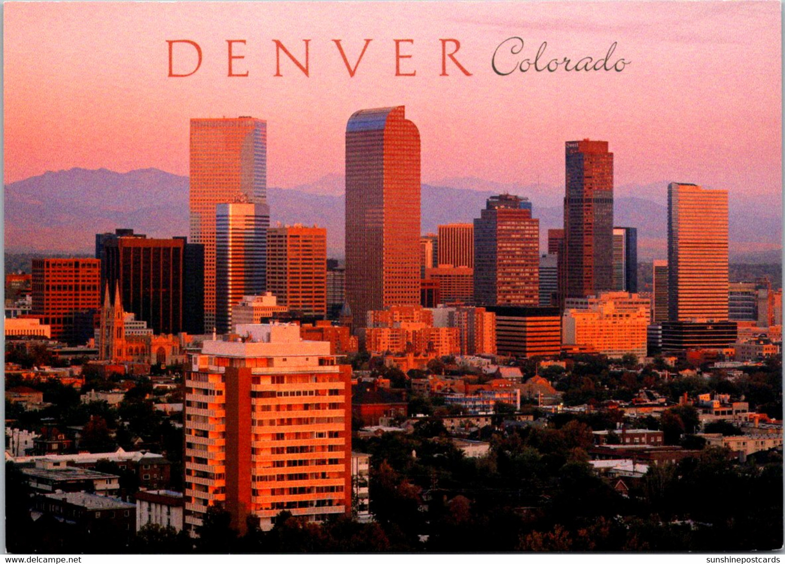 Colorado Denver Skyline Of The Mile High City - Denver