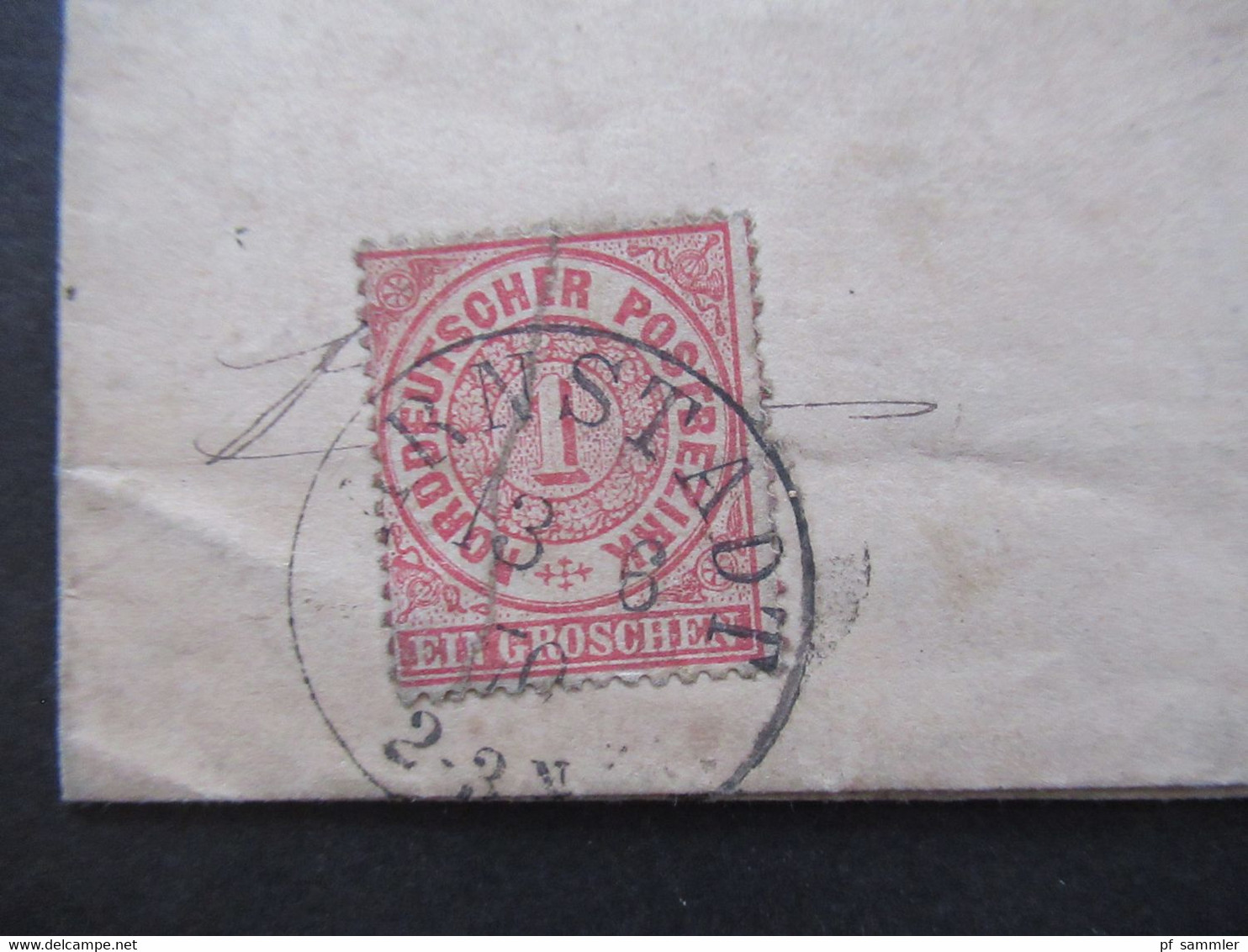 AD NDP 1870 Nr.16 EF Kleiner Faltbrief Mit Inhalt Stempel K1 Arnstadtnach Erfurt Rücks. Stempel Ausg. No2 - Storia Postale