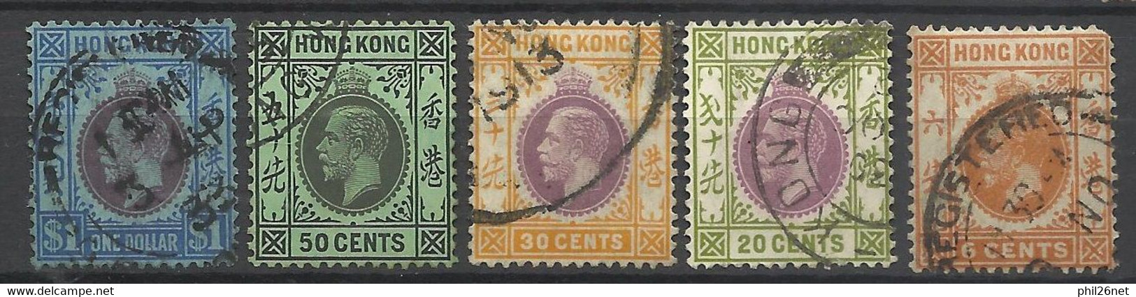 UK  Hong Kong      N° 106 Et 108 à 110 Oblitérés     B/TB Le 102 Offert    Voir Scans   Soldé ! ! ! - Used Stamps