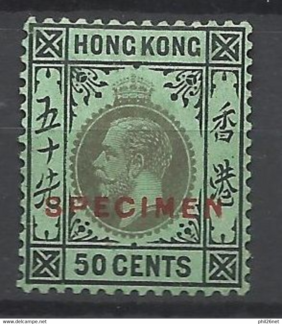 UK  Hong Kong      N° 109  SPECIMEN    Neuf  *       B/TB     Voir Scans   Soldé ! ! ! - Nuevos