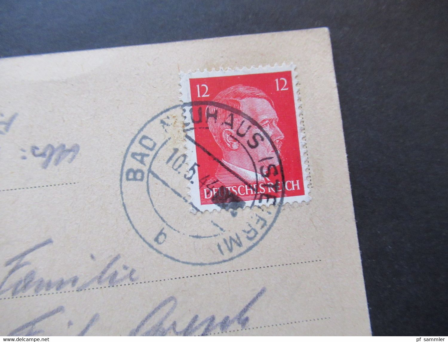 Ostmark 3.Reich 1944 Besetzung Von Slowenien AK Bad Neuhaus Bei Cili (Celje) Stempel Bad Neuhaus (Steiermark) - Ohne Zuordnung