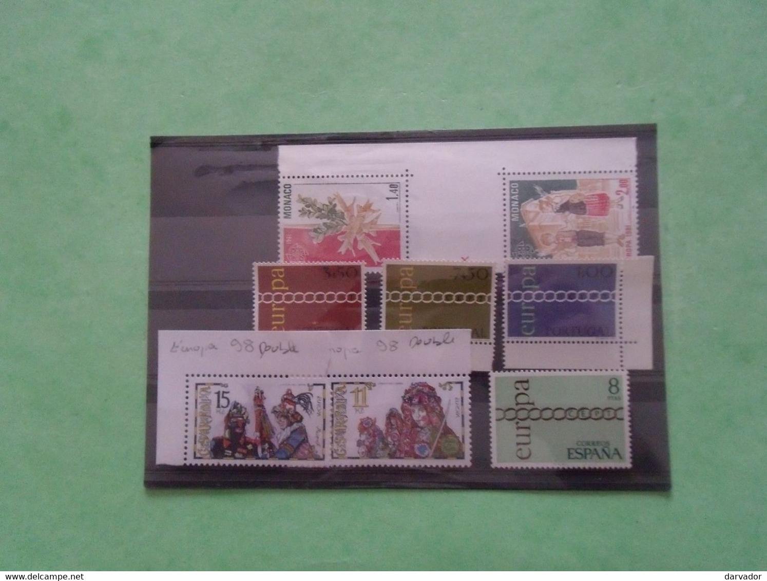 TC20 / Collection , Divers Timbres Et Blocs EUROPA Sur Plaquettes Tous Neuf ** Bonne Côte - Collections